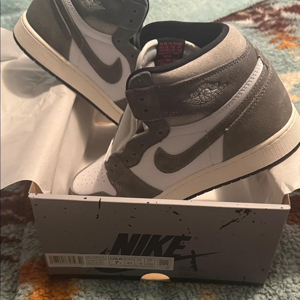 Nike Kids' Black and White High-Top Sneakers